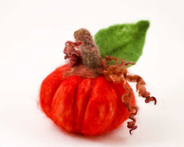 Needle-Felted Pumpkin Class 