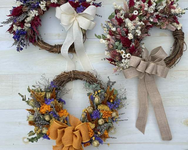 Dried Floral Wreath Workshop