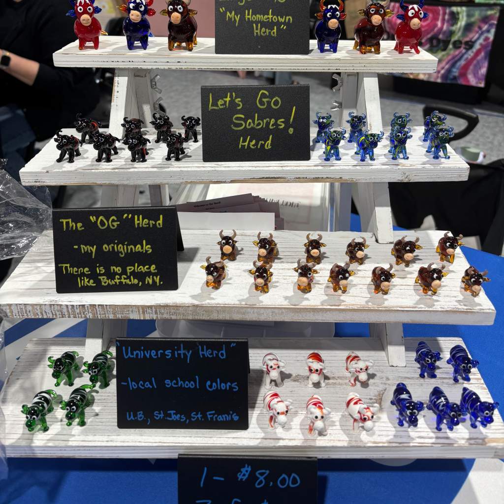 Lucky Buffalo - Glass Figurines